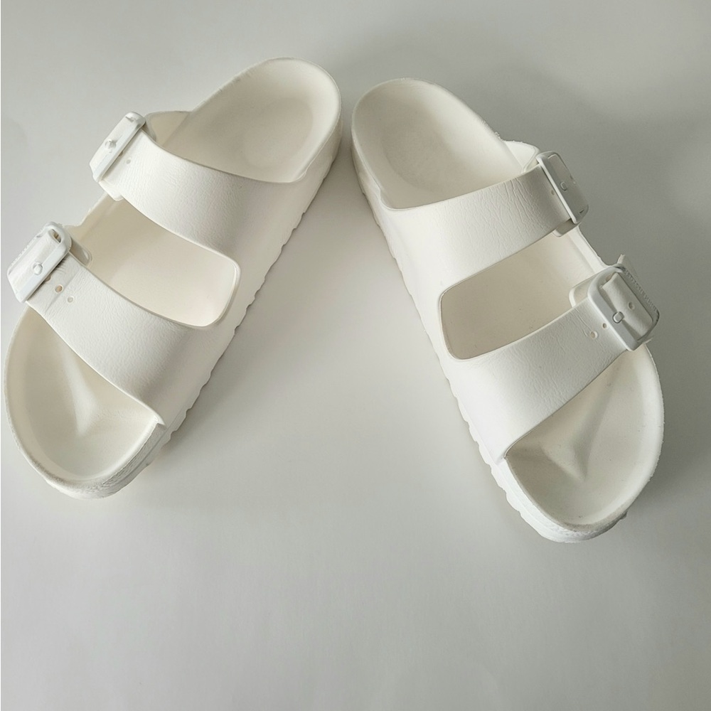 Birkenstock White Sandals